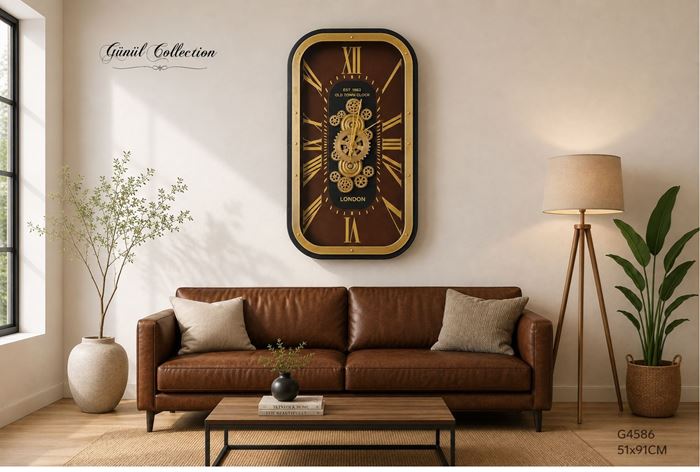 DUVAR SAATİ 51X91CM resmi