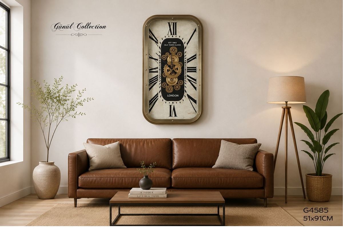 DUVAR SAATİ 51X91 CM resmi