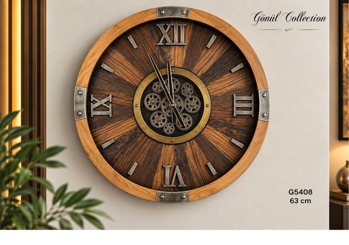 DUVAR SAATİ 63.5X63.5X8.5CM resmi