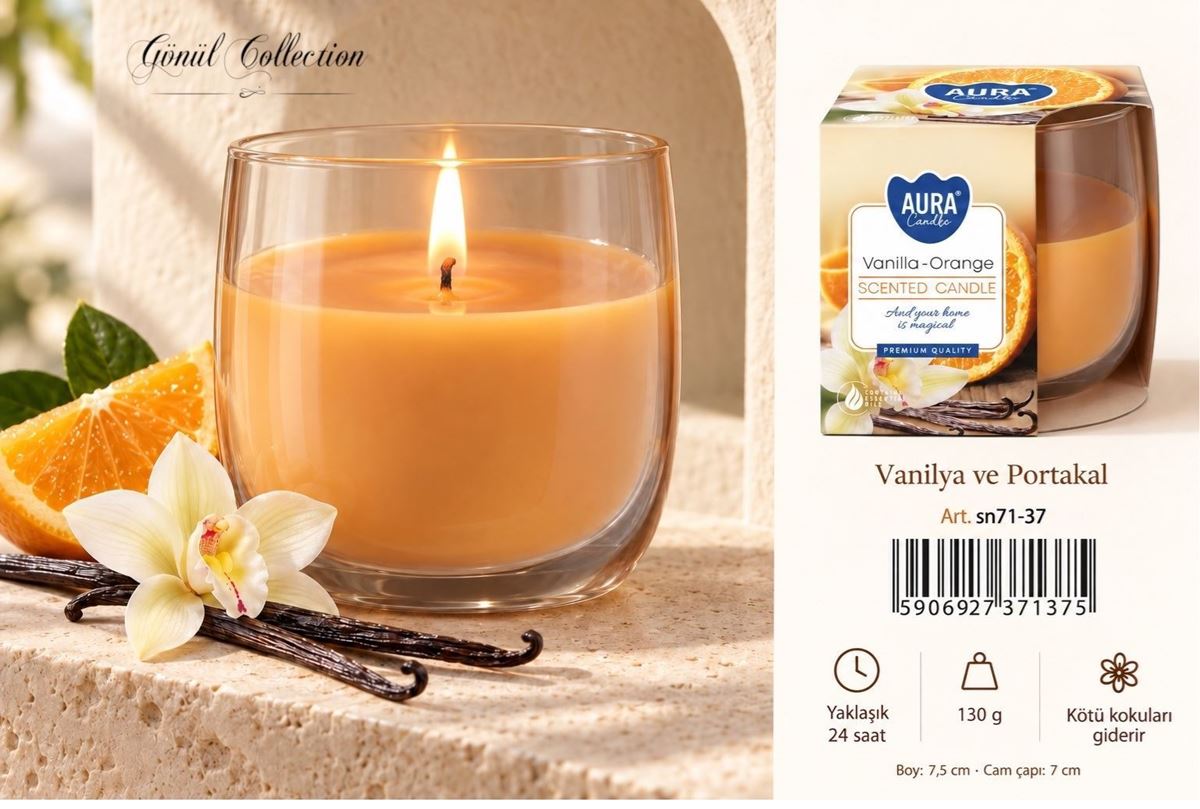 BARDAK MUM VANILLA ORANGE resmi