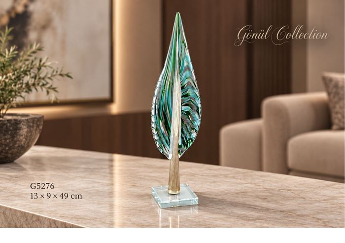 DEKORATİF CAM EŞYA 13X9X49CM resmi